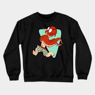 its a human octopus Crewneck Sweatshirt